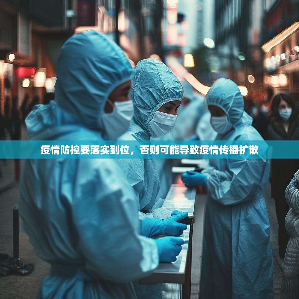 疫情防控要落实到位，否则可能导致疫情传播扩散