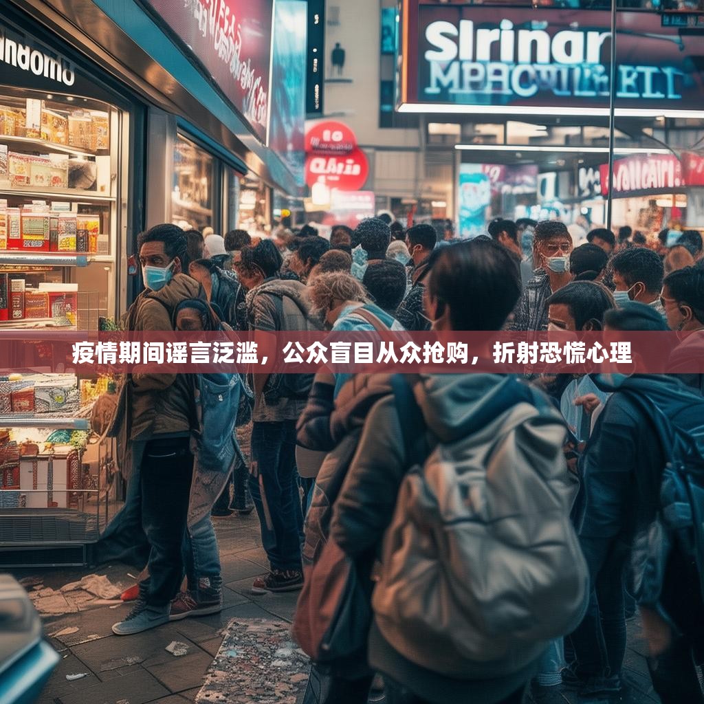 疫情期间谣言泛滥，公众盲目从众抢购，折射恐慌心理