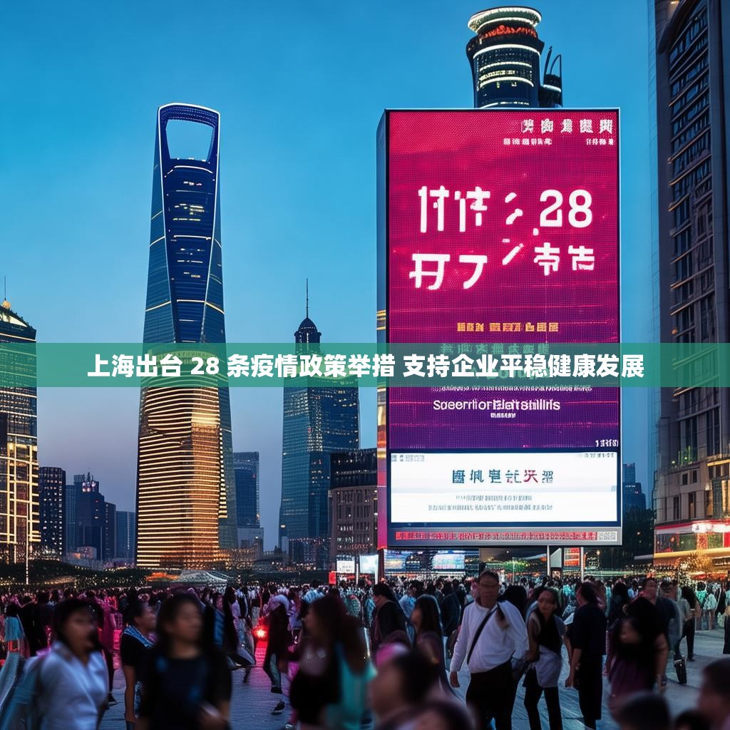 上海出台 28 条疫情政策举措 支持企业平稳健康发展