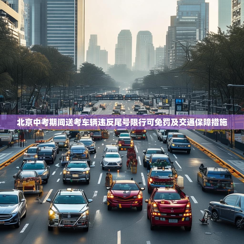 北京中考期间送考车辆违反尾号限行可免罚及交通保障措施
