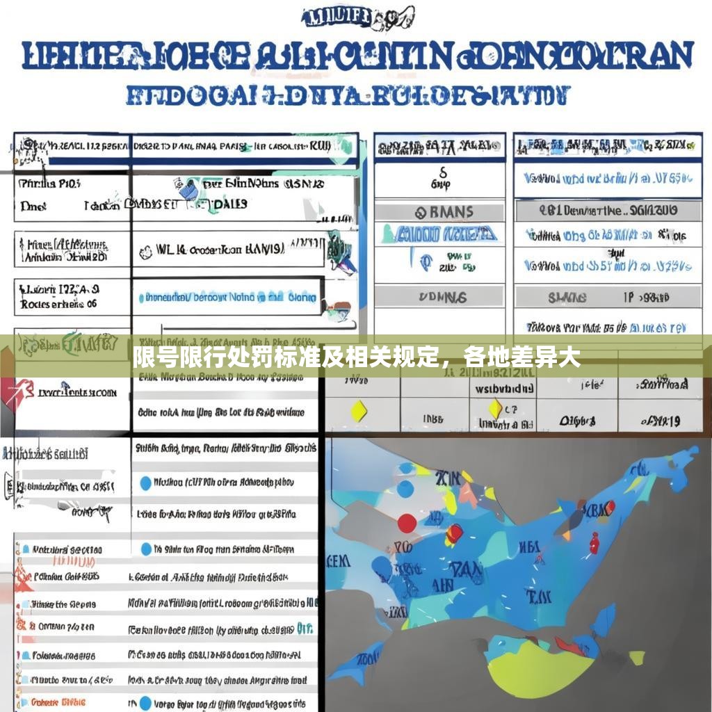 限号限行处罚标准及相关规定，各地差异大
