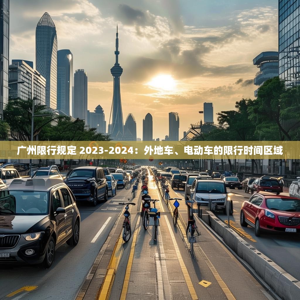 广州限行规定 2023-2024：外地车、电动车的限行时间区域