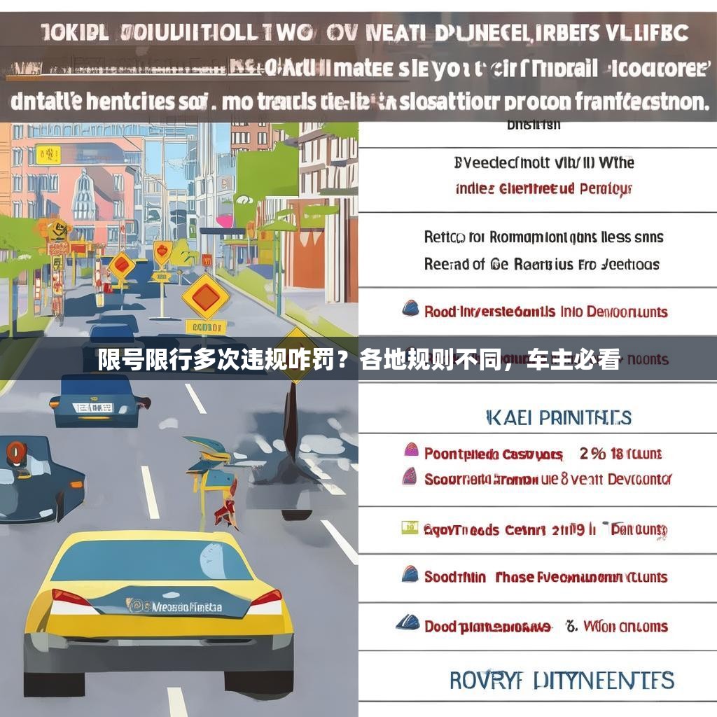 限号限行多次违规咋罚？各地规则不同，车主必看