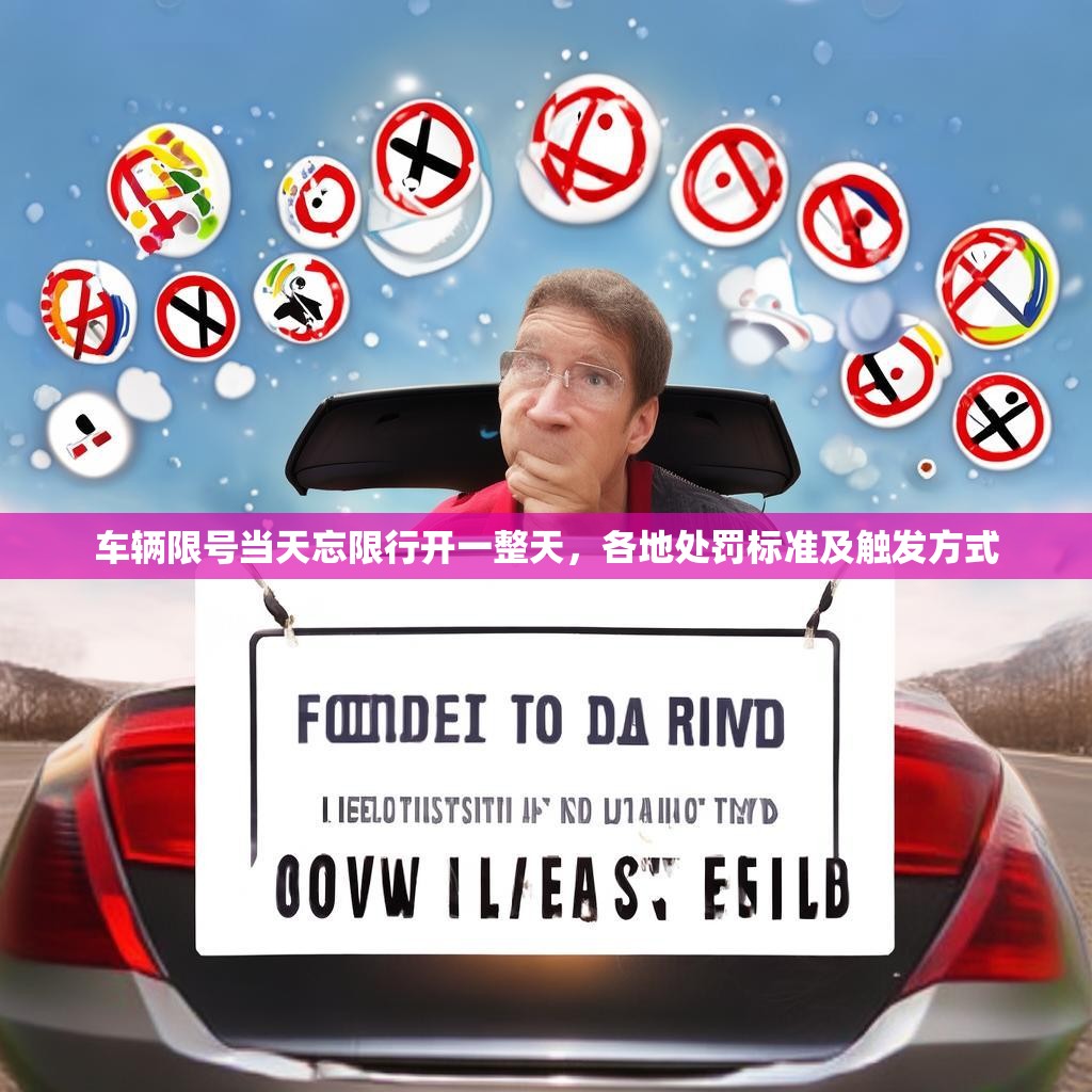车辆限号当天忘限行开一整天，各地处罚标准及触发方式