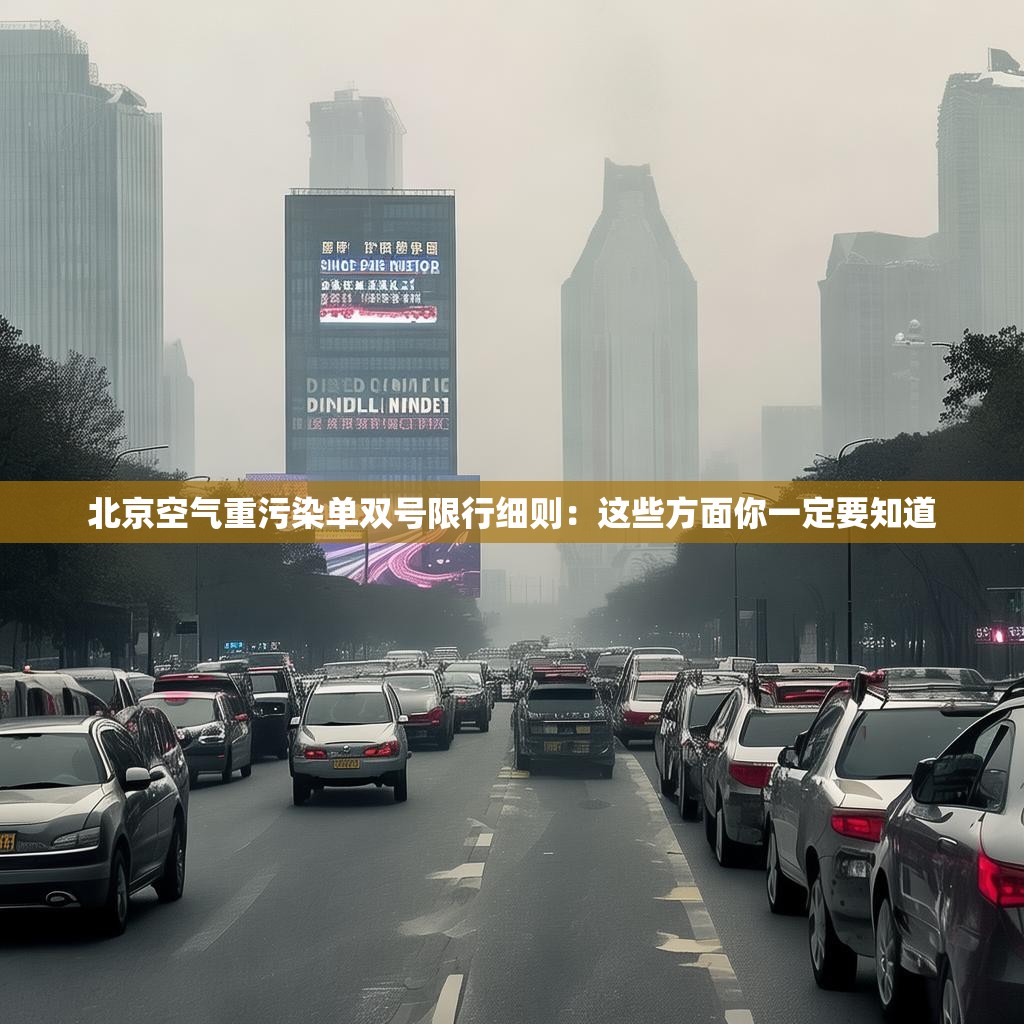 北京空气重污染单双号限行细则：这些方面你一定要知道