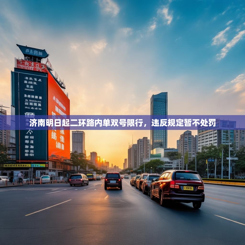 济南明日起二环路内单双号限行，违反规定暂不处罚