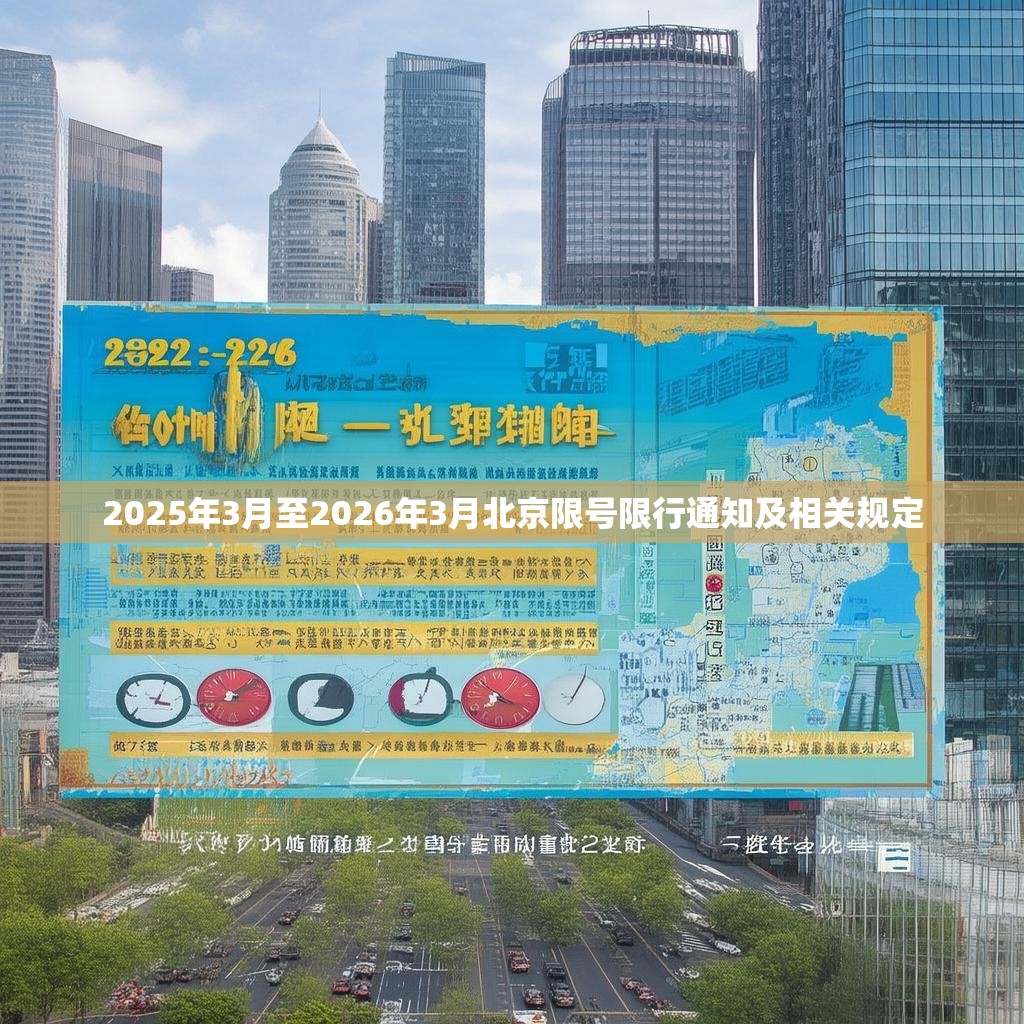 2025年3月至2026年3月北京限号限行通知及相关规定