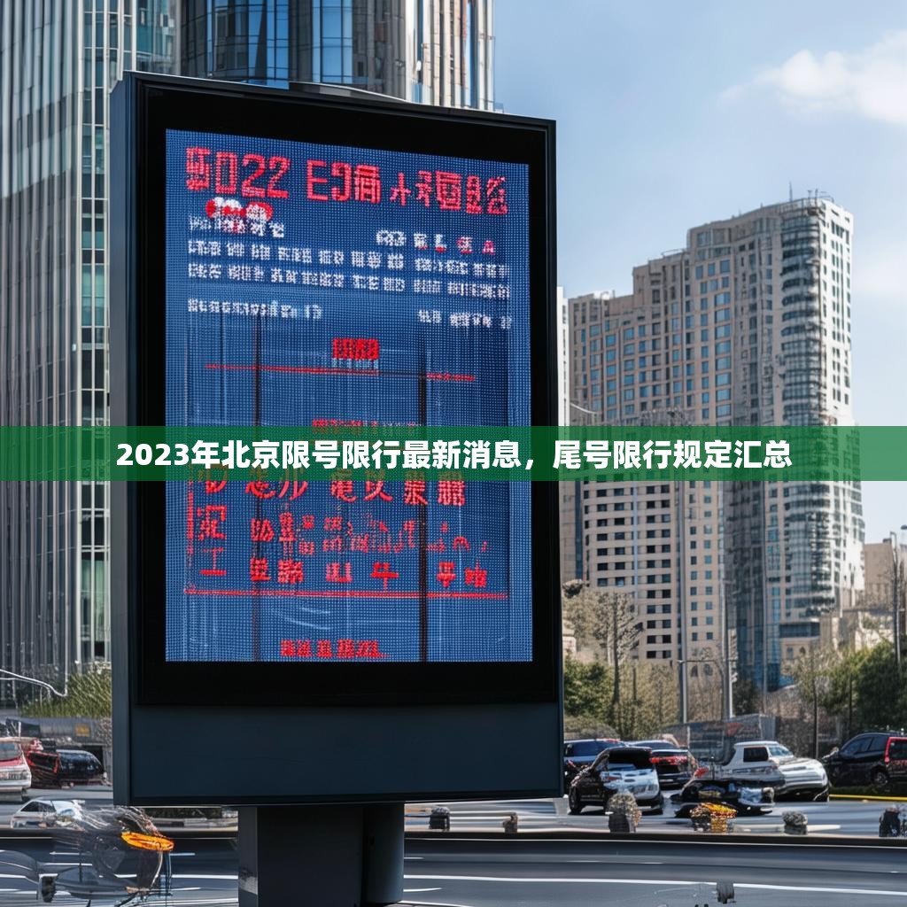 2023年北京限号限行最新消息，尾号限行规定汇总