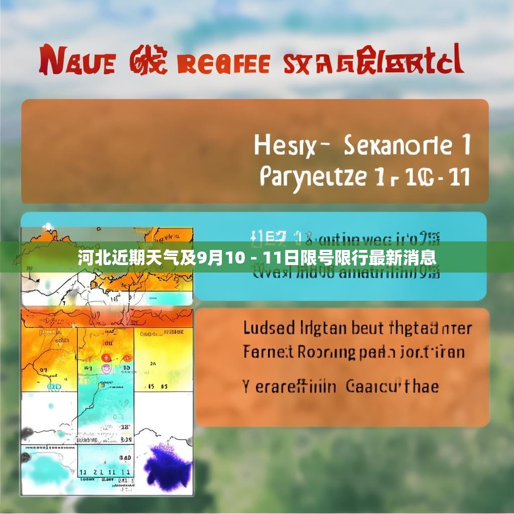 河北近期天气及9月10 - 11日限号限行最新消息