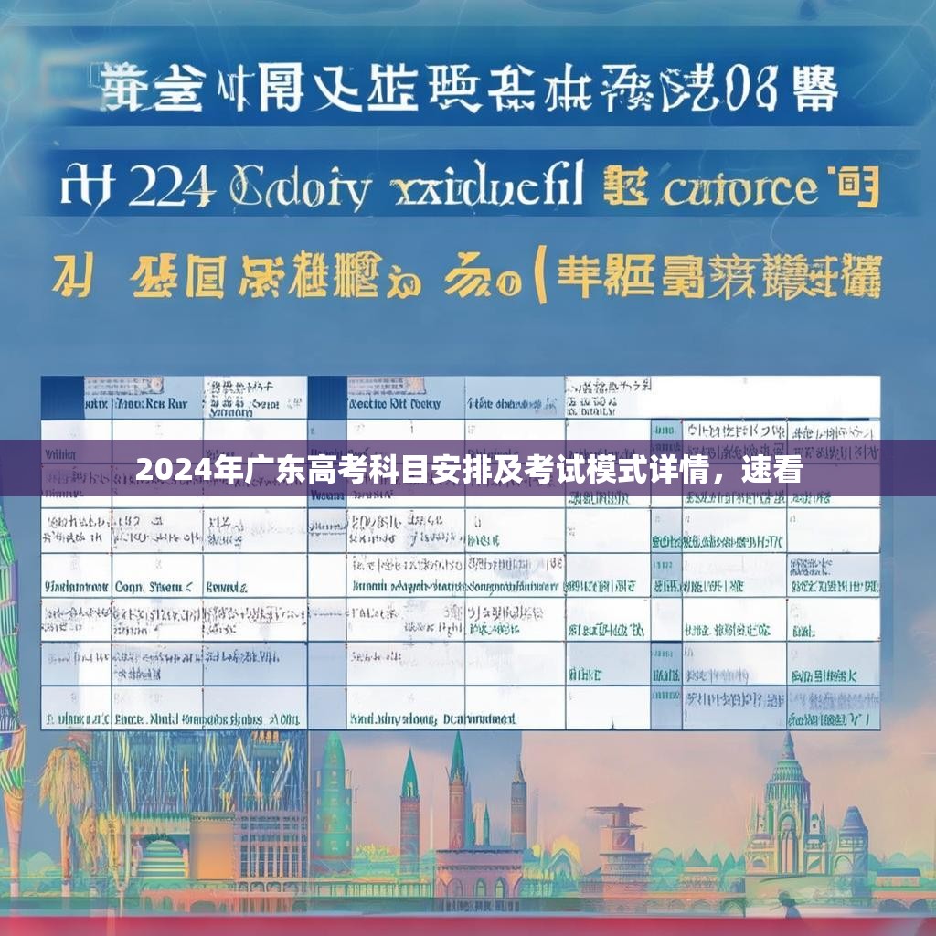 2024年广东高考科目安排及考试模式详情，速看
