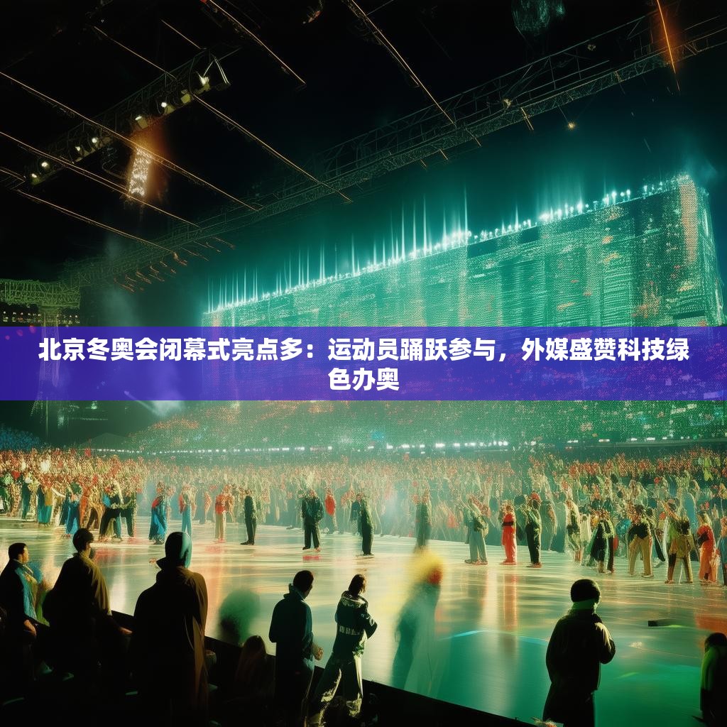 北京冬奥会闭幕式亮点多：运动员踊跃参与，外媒盛赞科技绿色办奥