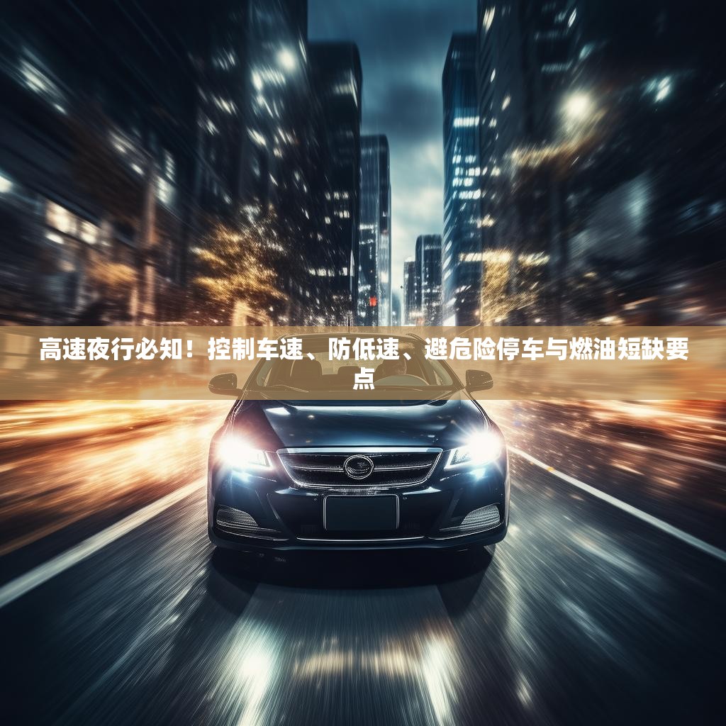 高速夜行必知！控制车速、防低速、避危险停车与燃油短缺要点