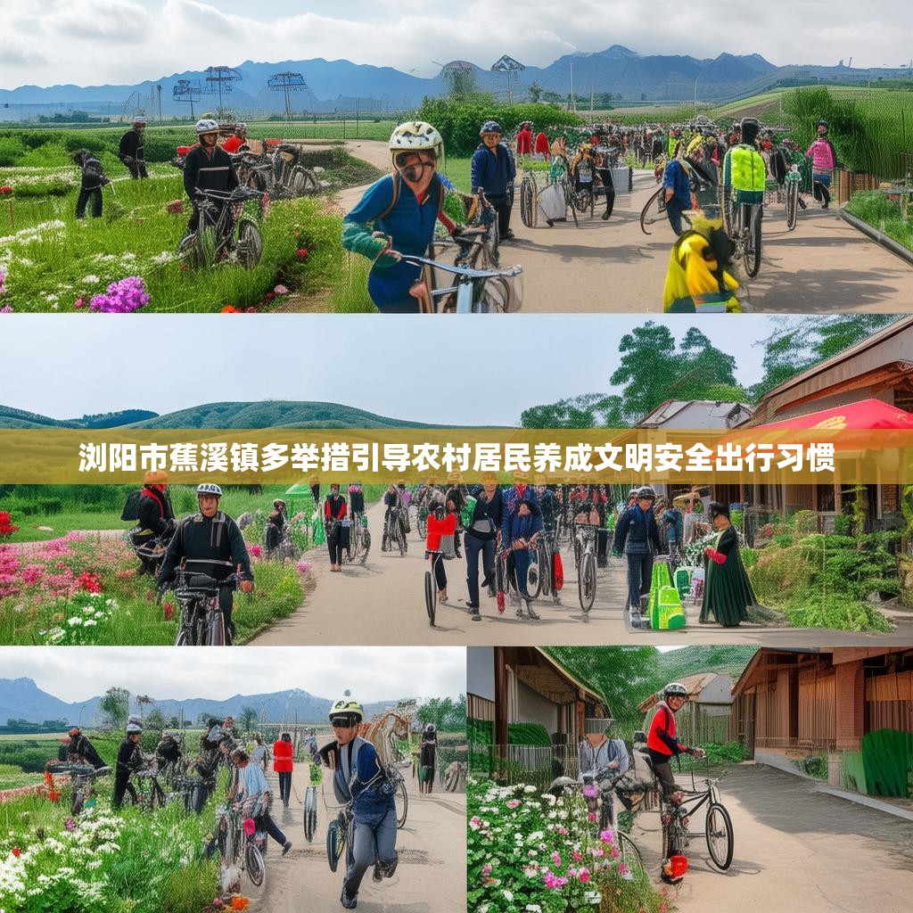 浏阳市蕉溪镇多举措引导农村居民养成文明安全出行习惯