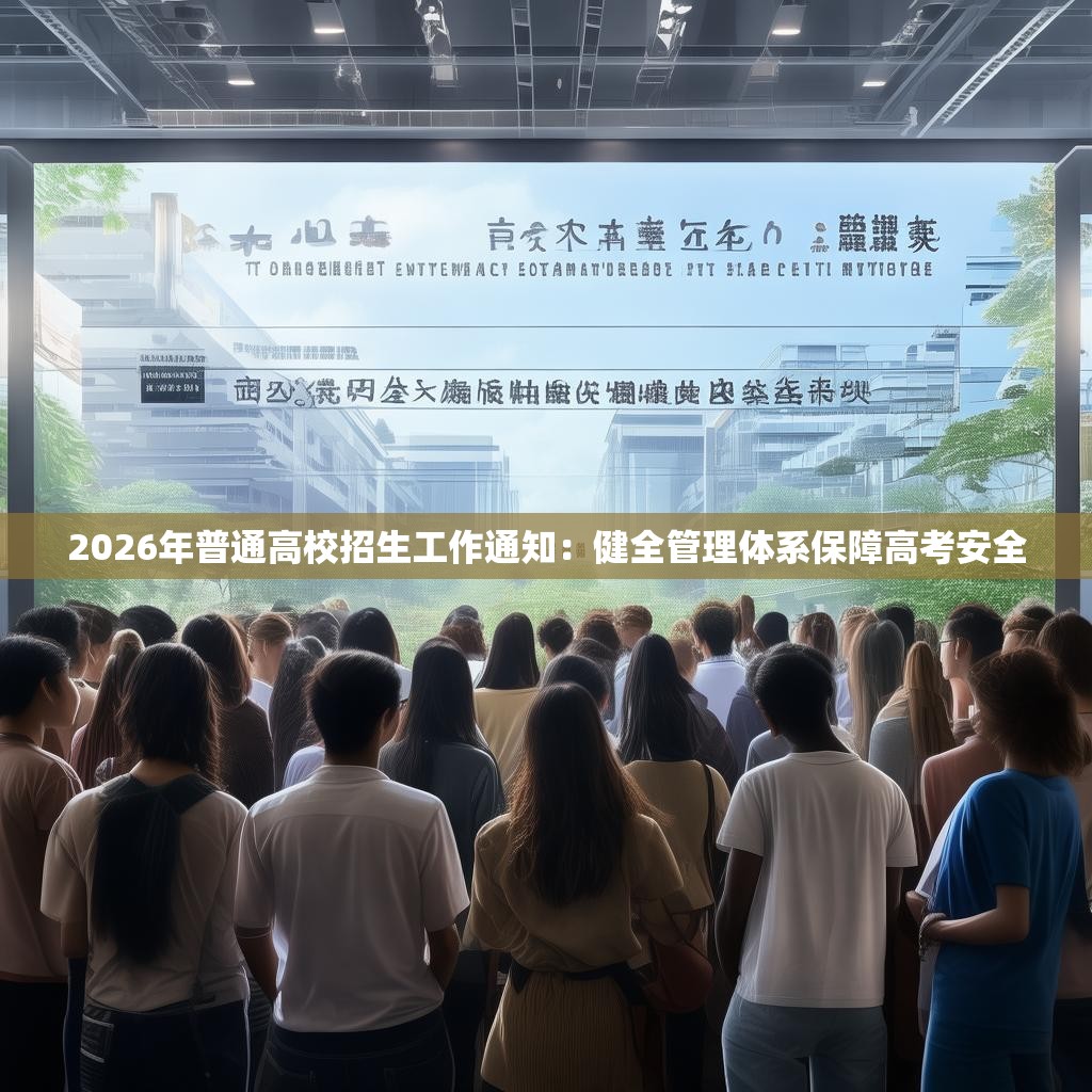 2026年普通高校招生工作通知：健全管理体系保障高考安全