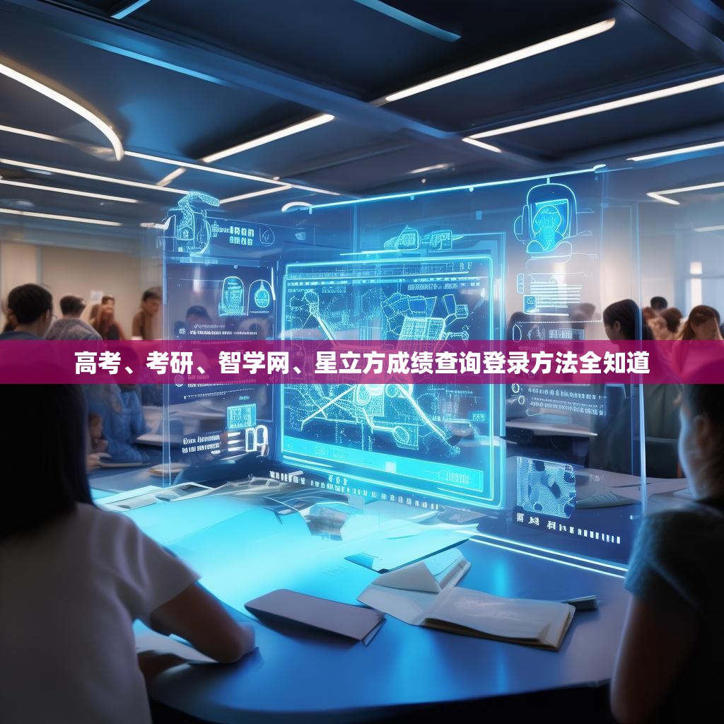 高考、考研、智学网、星立方成绩查询登录方法全知道