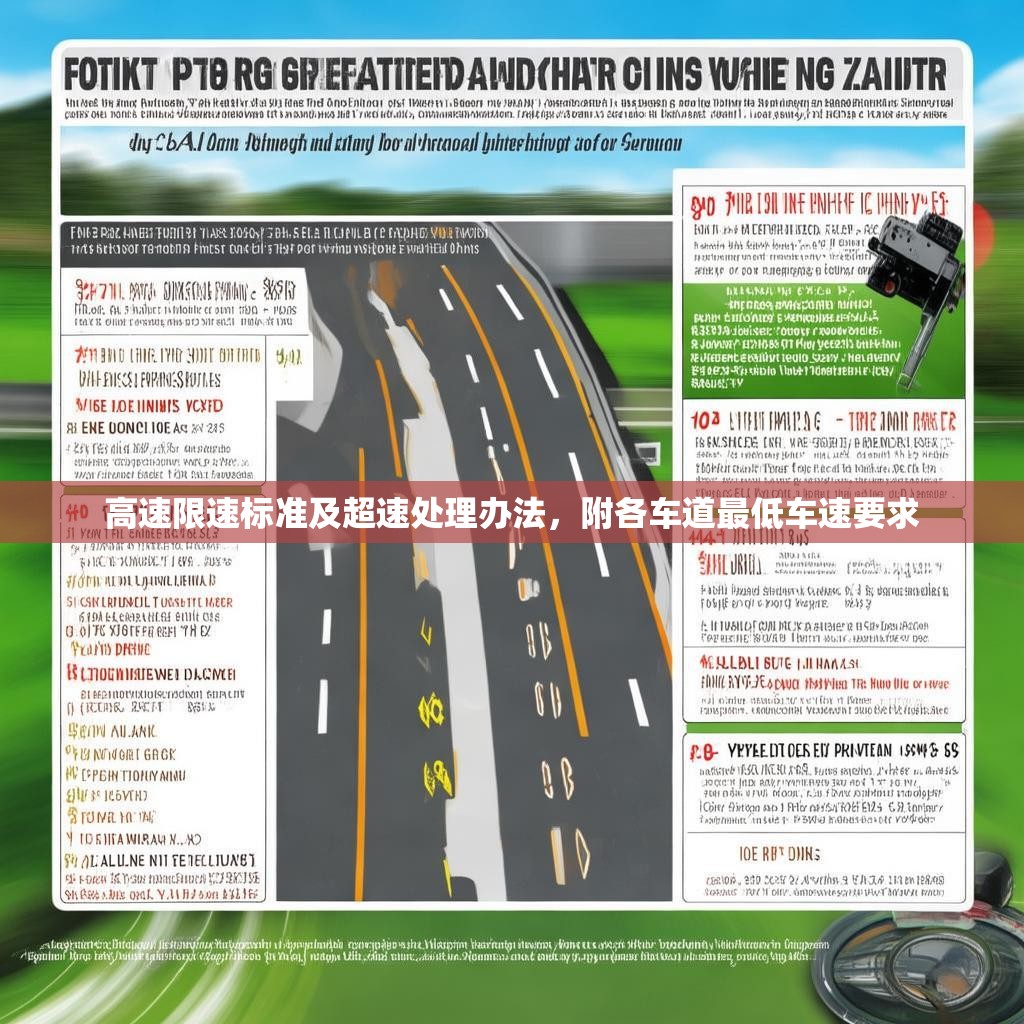 高速限速标准及超速处理办法，附各车道最低车速要求
