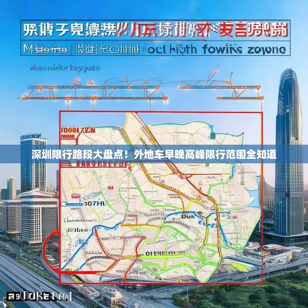 深圳限行路段大盘点！外地车早晚高峰限行范围全知道