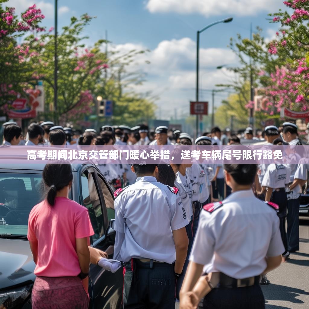 高考期间北京交管部门暖心举措，送考车辆尾号限行豁免