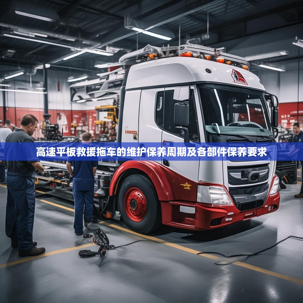 高速平板救援拖车的维护保养周期及各部件保养要求