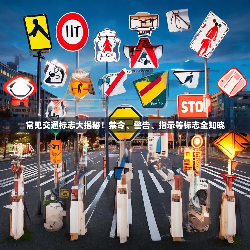 常见交通标志大揭秘！禁令、警告、指示等标志全知晓