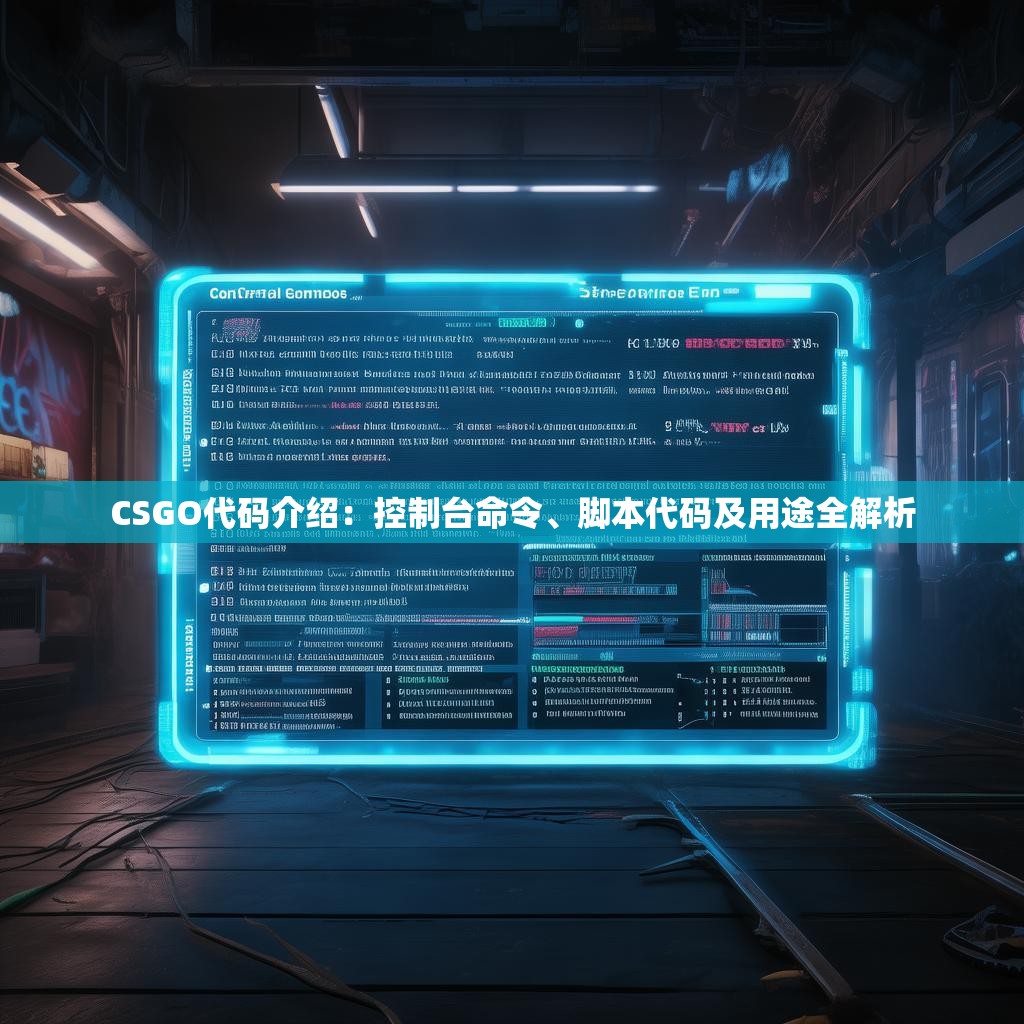CSGO代码介绍：控制台命令、脚本代码及用途全解析
