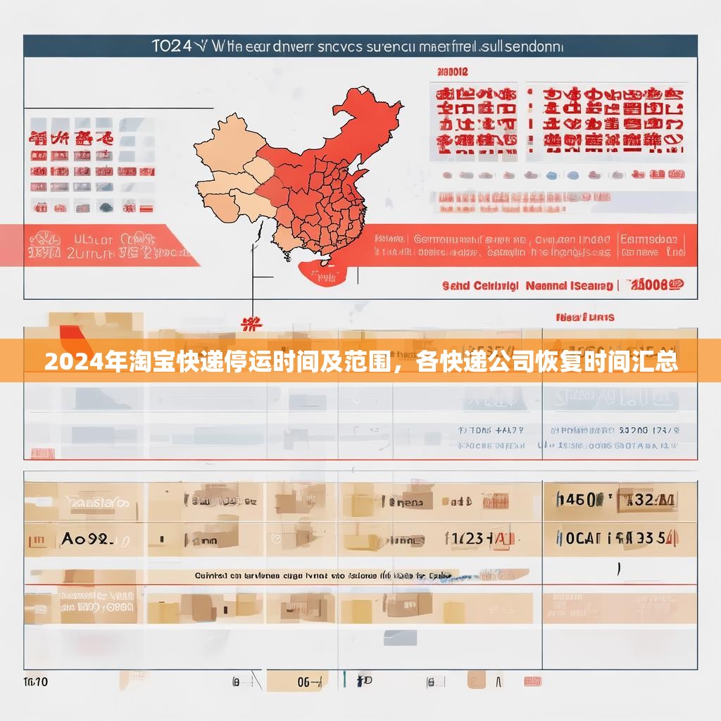 2024年淘宝快递停运时间及范围，各快递公司恢复时间汇总