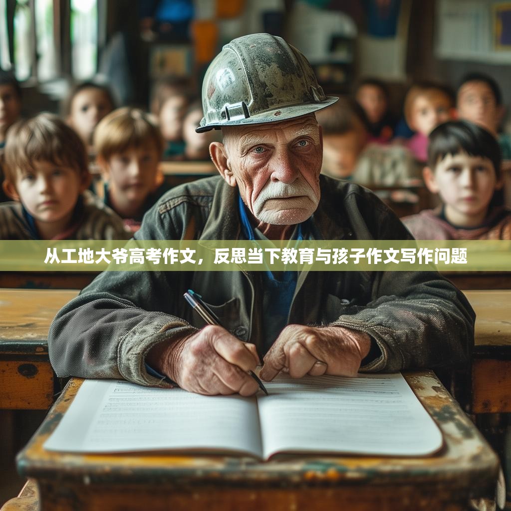 从工地大爷高考作文，反思当下教育与孩子作文写作问题