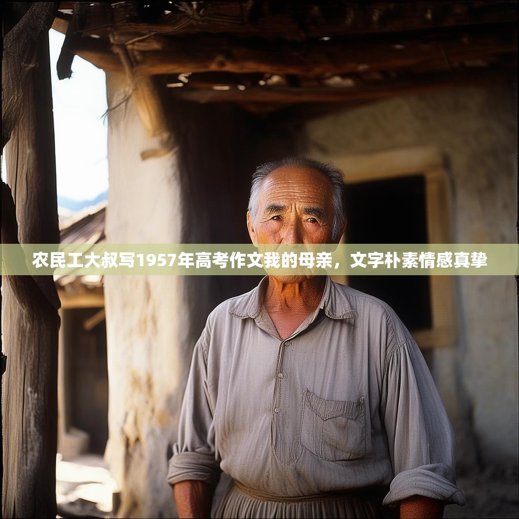 农民工大叔写1957年高考作文我的母亲,文字朴素情感真挚