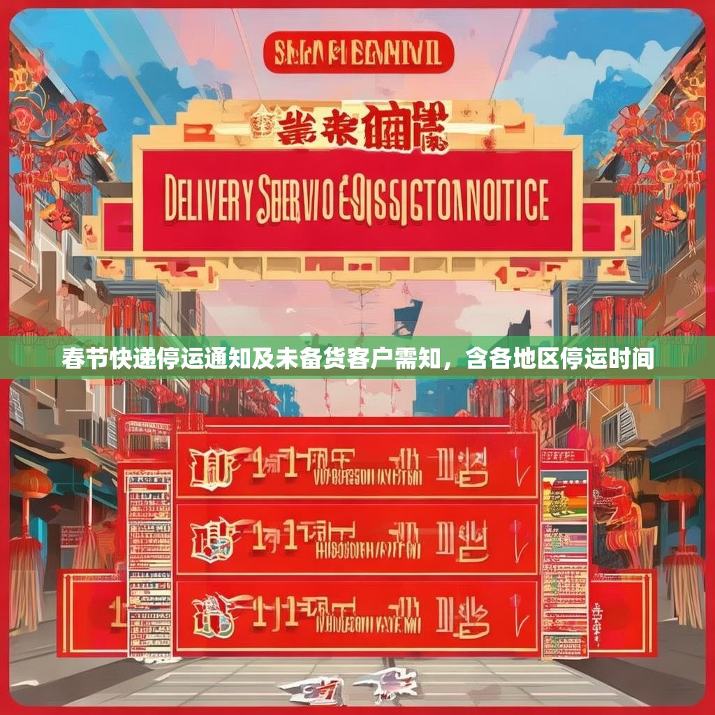 春节快递停运通知及未备货客户需知，含各地区停运时间