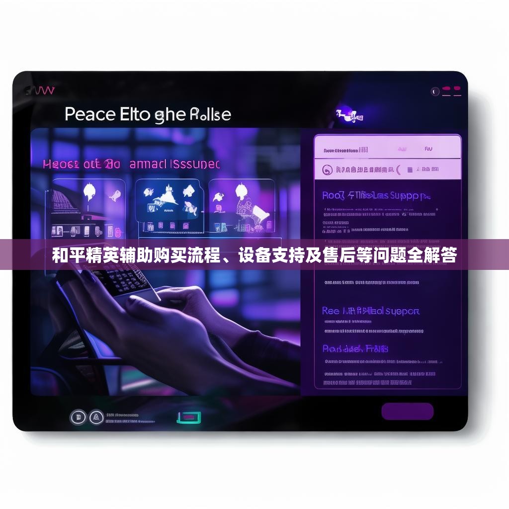 和平精英辅助购买流程、设备支持及售后等问题全解答