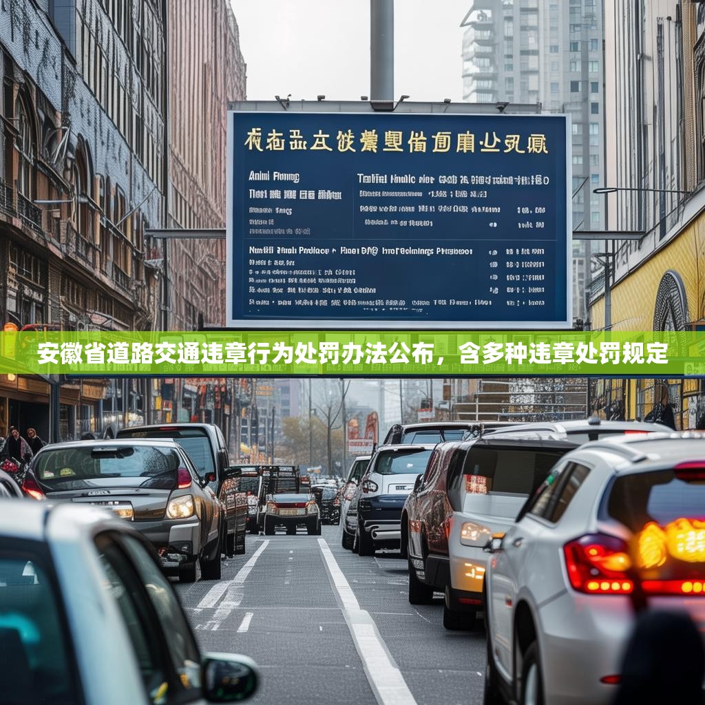 安徽省道路交通违章行为处罚办法公布，含多种违章处罚规定