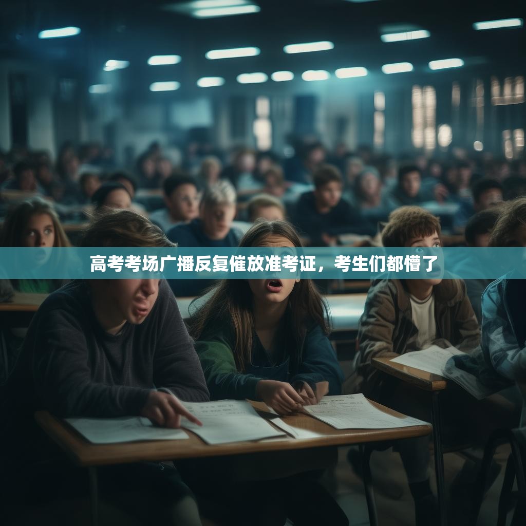 高考考场广播反复催放准考证，考生们都懵了