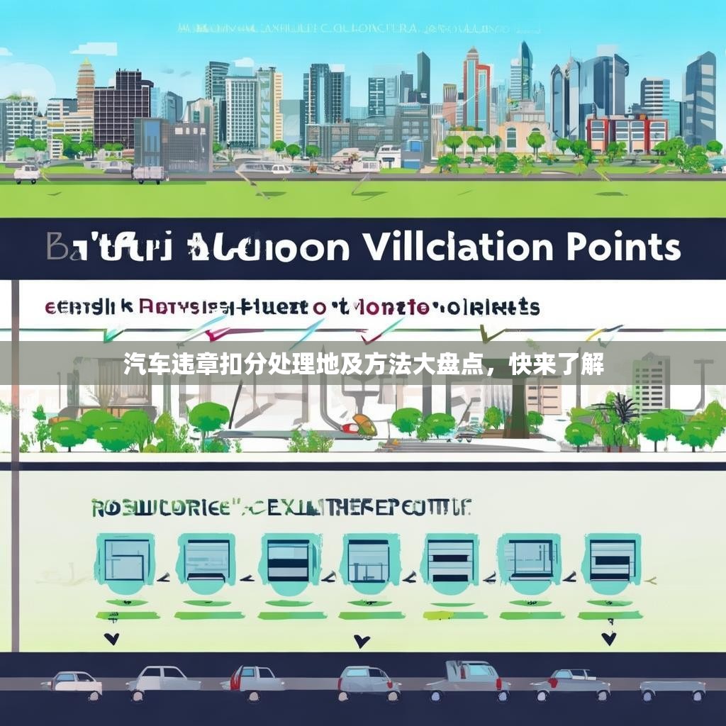 汽车违章扣分处理地及方法大盘点，快来了解