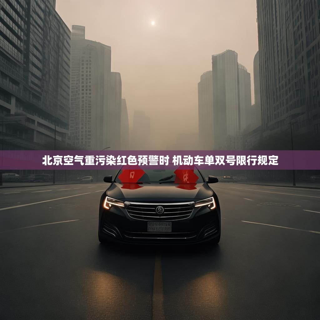 北京空气重污染红色预警时 机动车单双号限行规定