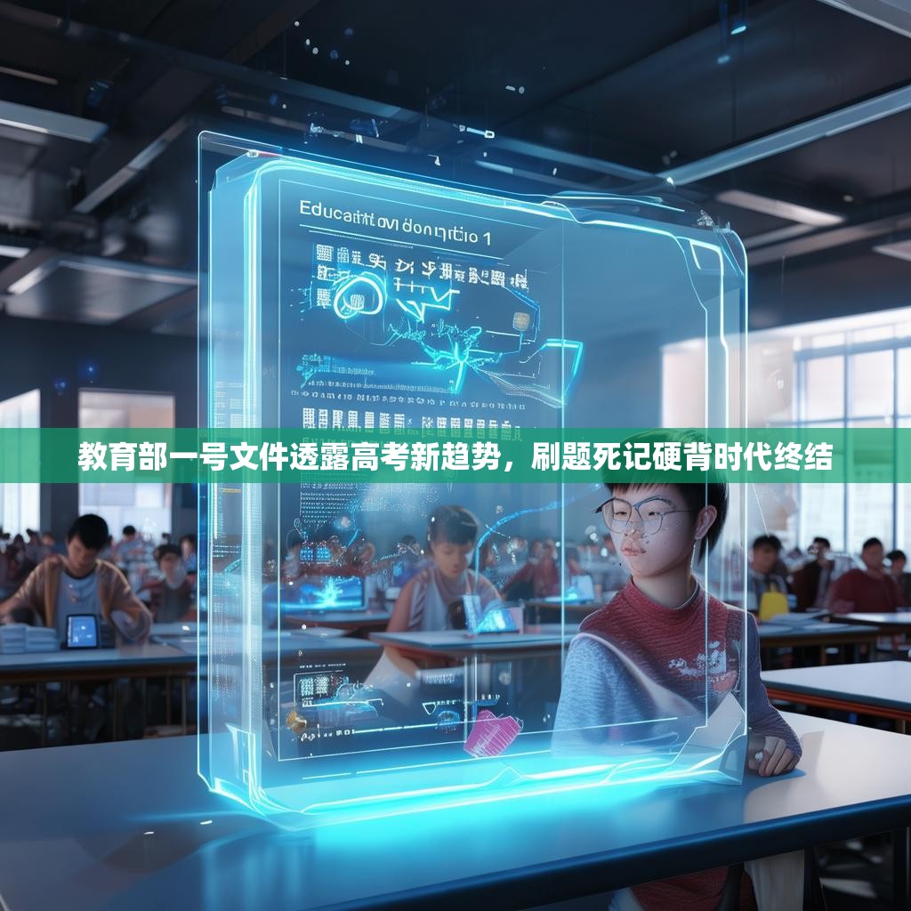 教育部一号文件透露高考新趋势,刷题死记硬背时代终结