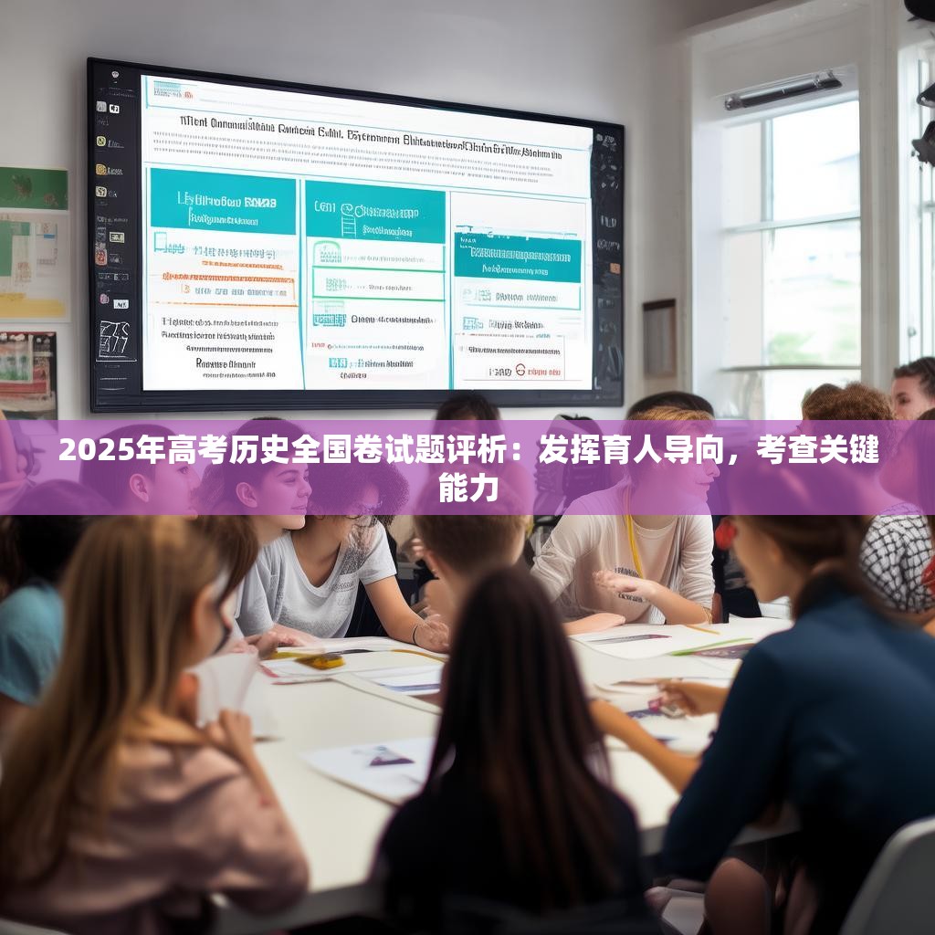 2025年高考历史全国卷试题评析：发挥育人导向，考查关键能力