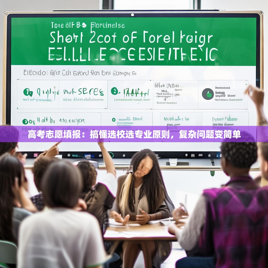 高考志愿填报：搞懂选校选专业原则，复杂问题变简单