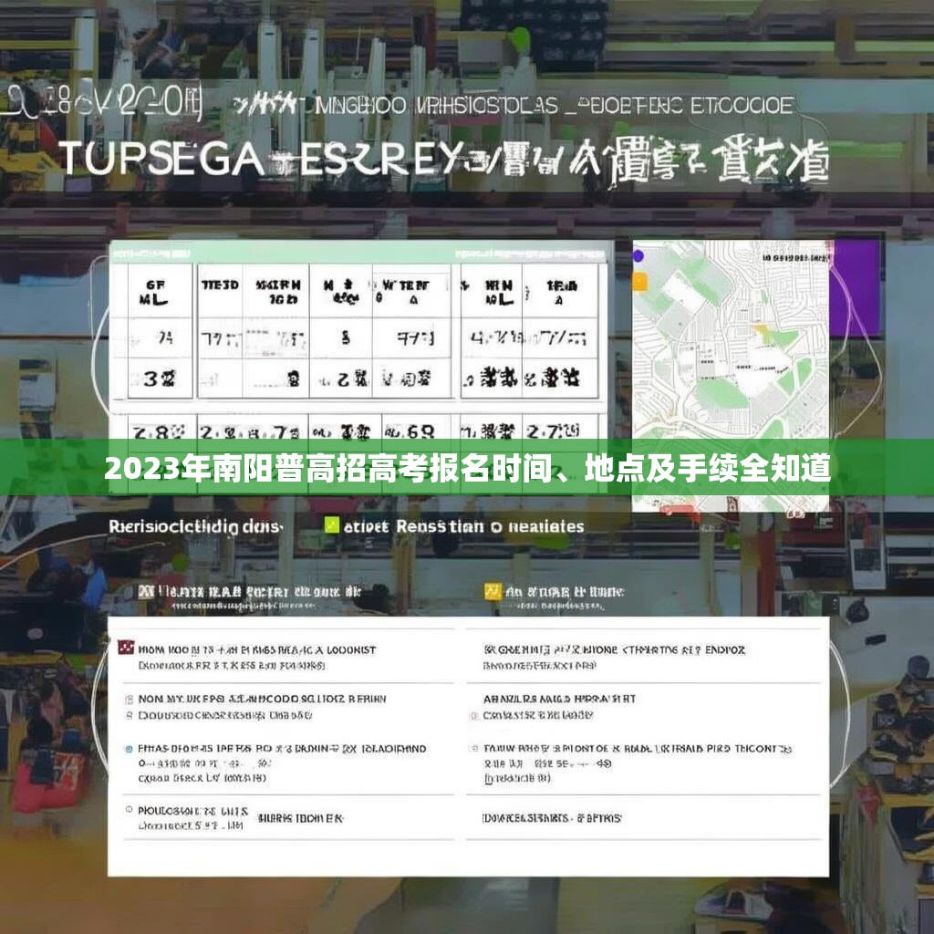 2023年南阳普高招高考报名时间、地点及手续全知道