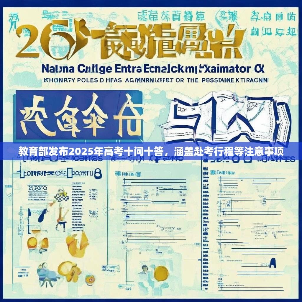 教育部发布2025年高考十问十答，涵盖赴考行程等注意事项