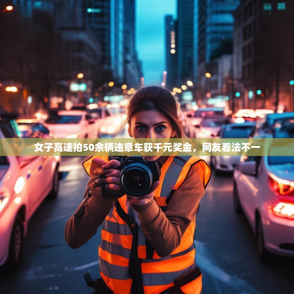 女子高速拍50余辆违章车获千元奖金，网友看法不一