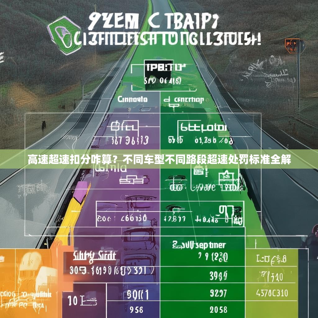 高速超速扣分咋算？不同车型不同路段超速处罚标准全解