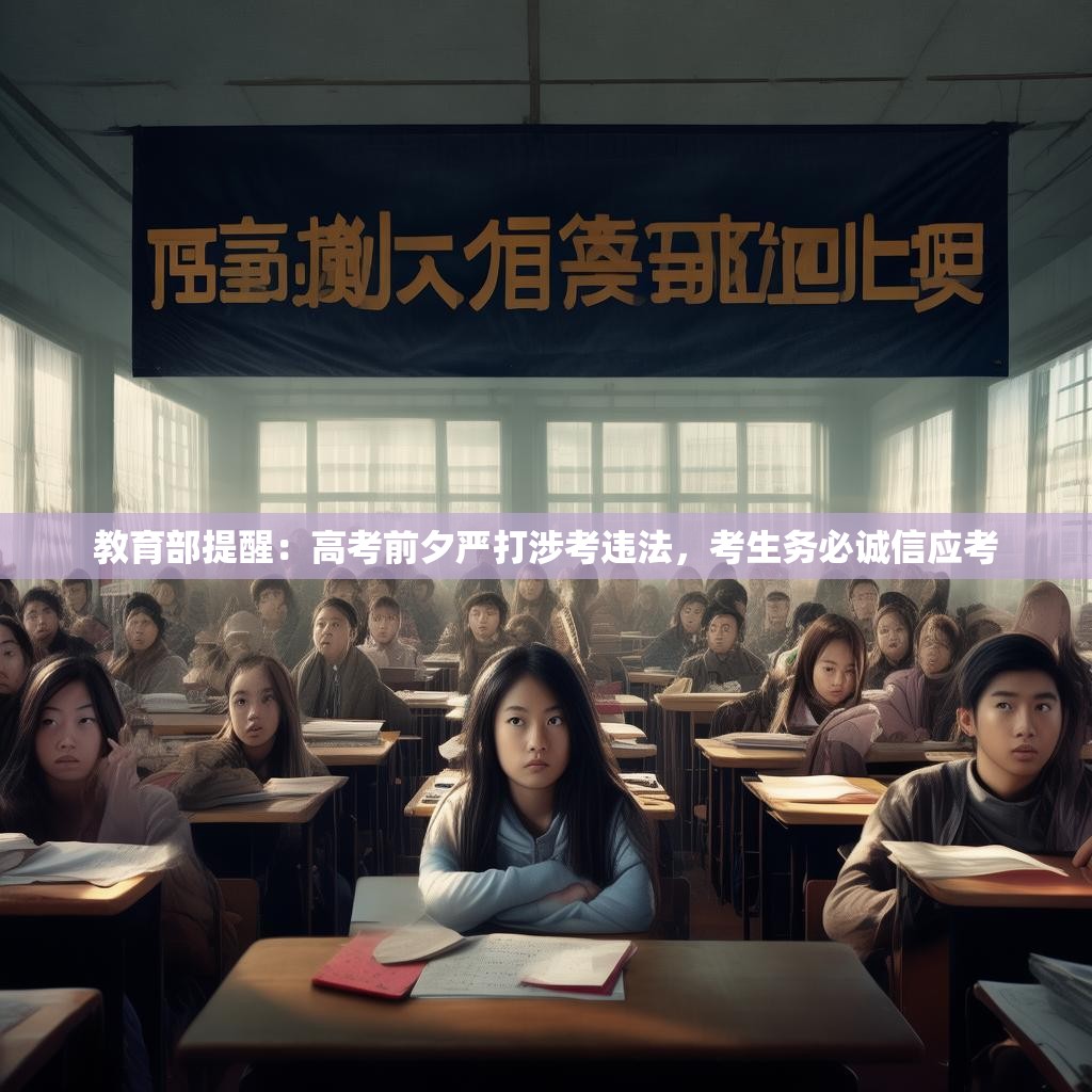 教育部提醒：高考前夕严打涉考违法，考生务必诚信应考