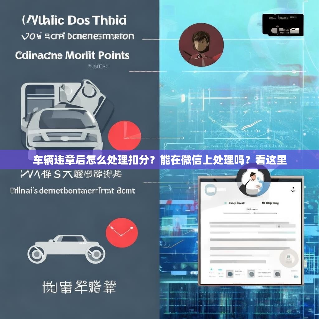 车辆违章后怎么处理扣分？能在微信上处理吗？看这里