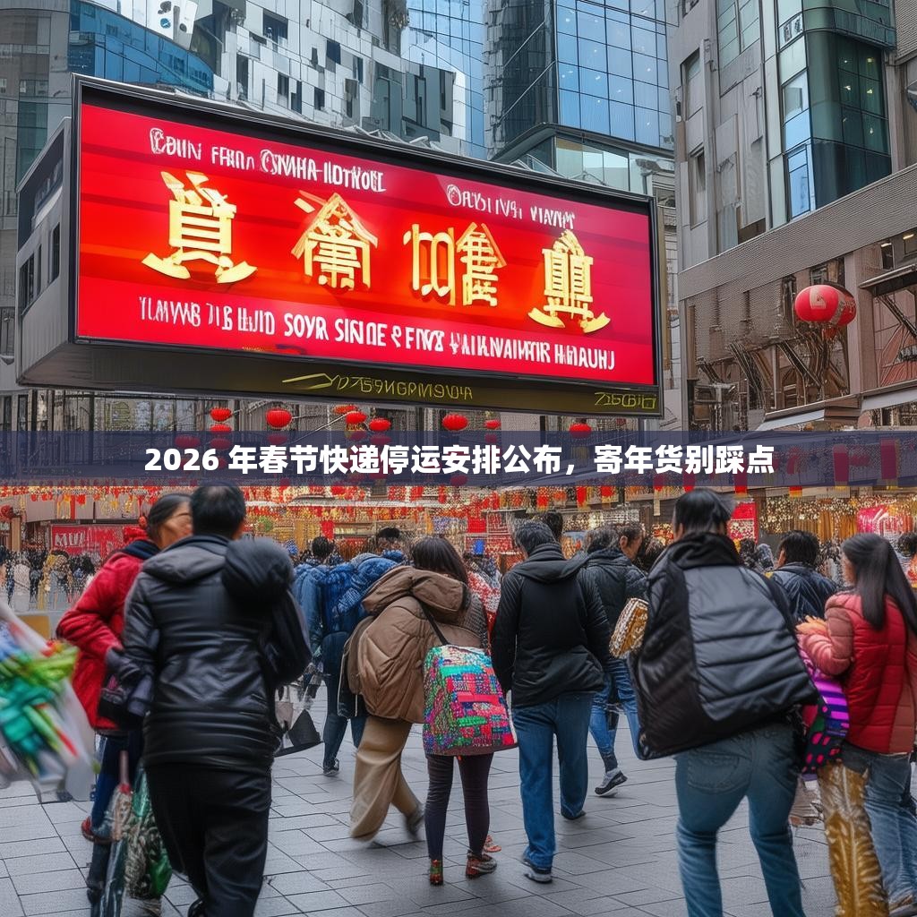 2026 年春节快递停运安排公布，寄年货别踩点
