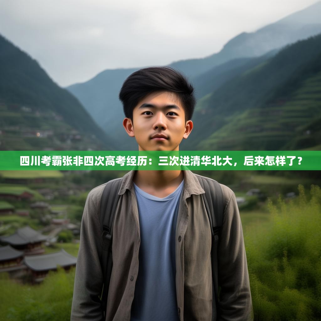 四川考霸张非四次高考经历：三次进清华北大，后来怎样了？