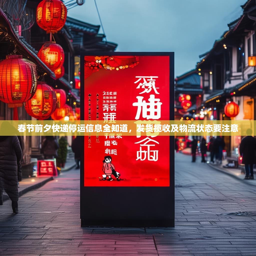 春节前夕快递停运信息全知道，发货揽收及物流状态要注意