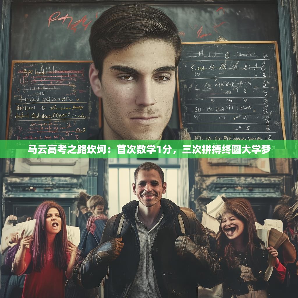 马云高考之路坎坷：首次数学1分，三次拼搏终圆大学梦