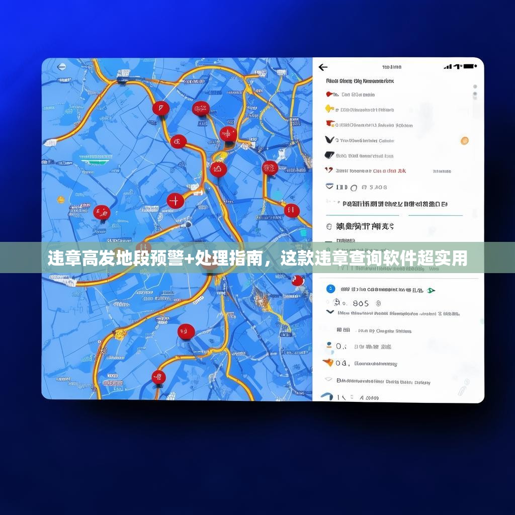 违章高发地段预警+处理指南，这款违章查询软件超实用