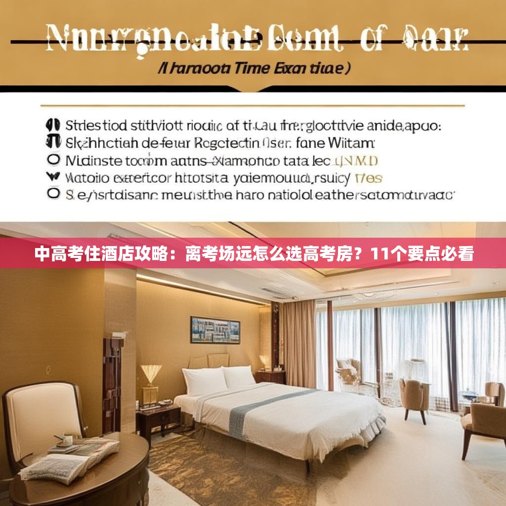 中高考住酒店攻略：离考场远怎么选高考房？11个要点必看