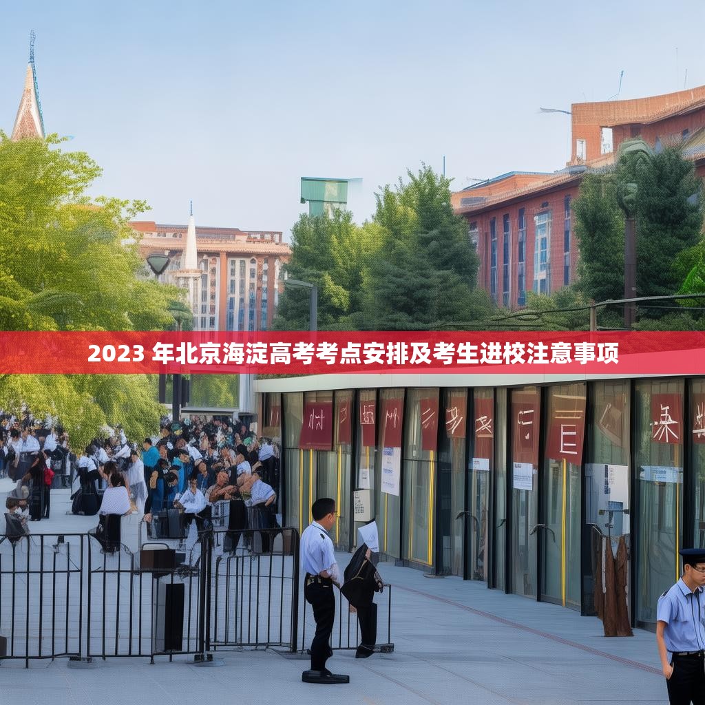 2023 年北京海淀高考考点安排及考生进校注意事项